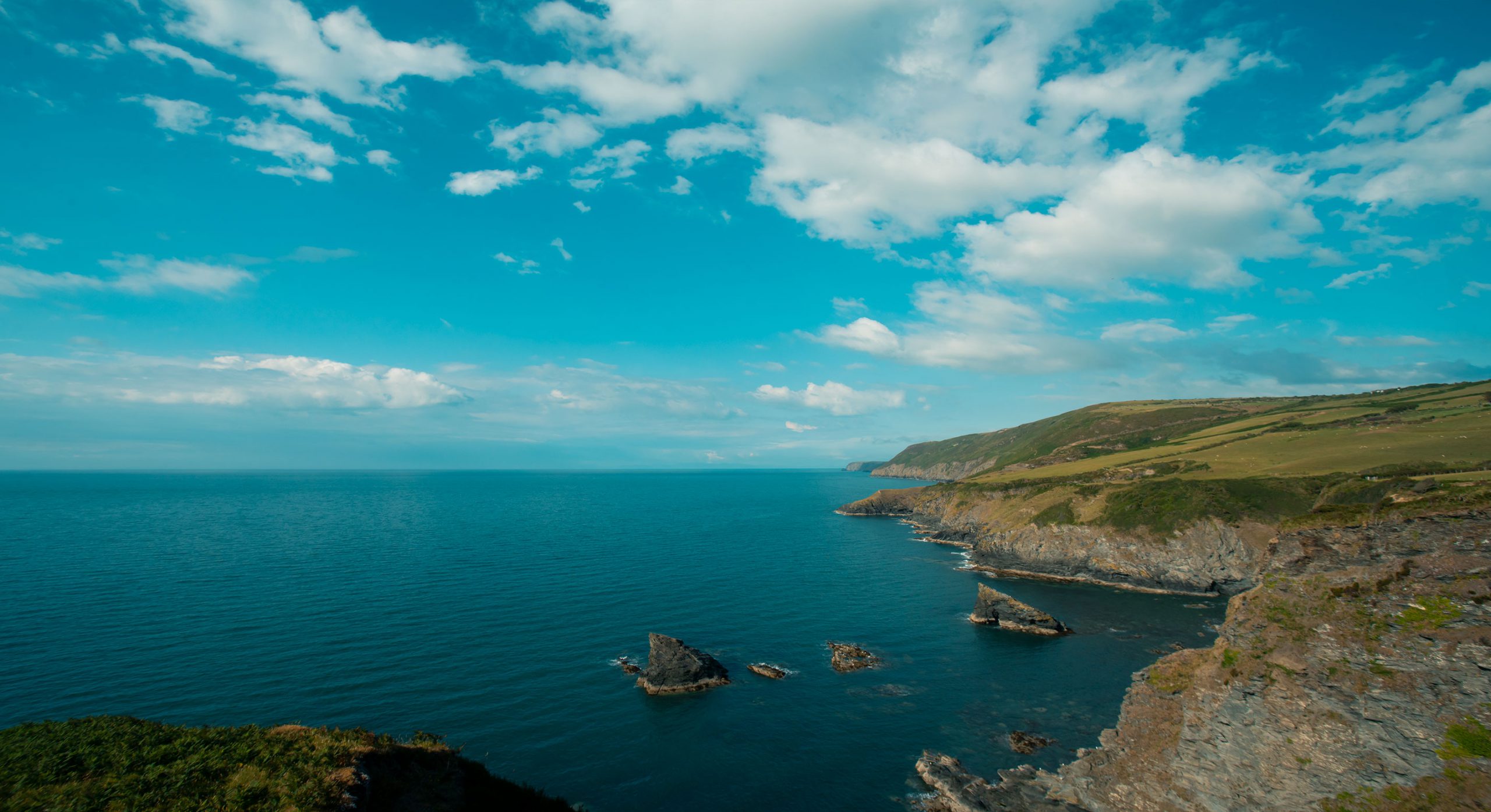 Views from Yr Urdd, Llangrannog, Ceredigion, West Wales