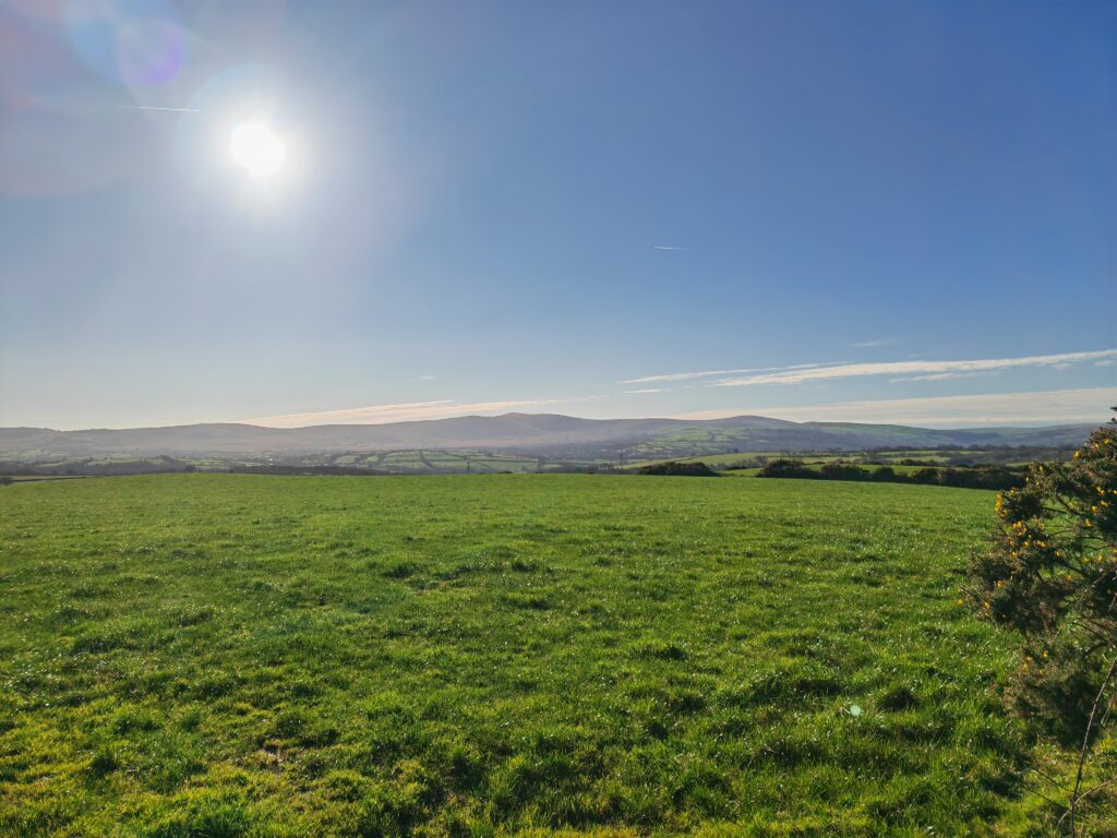Views above Glanrhyd, Pembrokeshire, West Wales