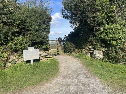 Entrance To Pentre Ifan Burial Chamber, Brynberian, Pembrokeshire