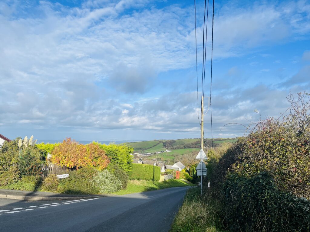 View at Aberaeron, Ceredigion