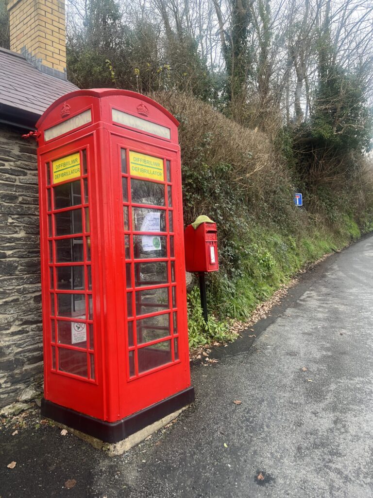 Post Box In Llandyfriog, Newcastle Emlyn, Ceredigion