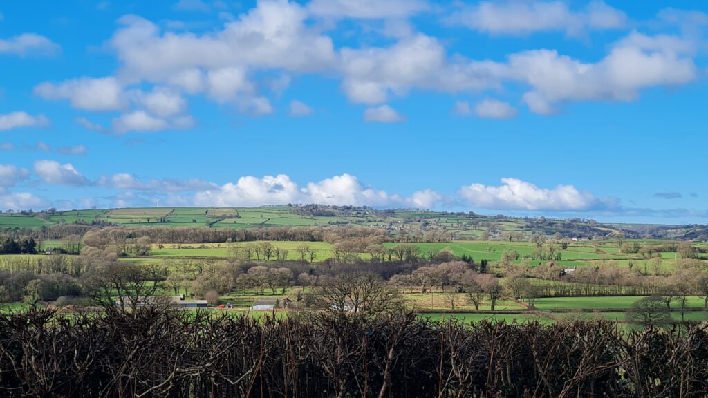 Views at Llanybydder, Carmarthenshire
