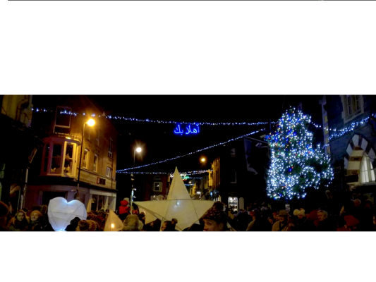 Cardigan at Christmas